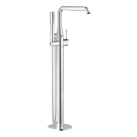 &Uuml;he hoovaga vannisegisti GROHE Essence 25248001, 1/2", p&otilde;randale paigaldatav, kroomitooni