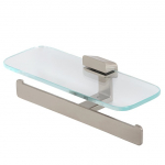 Kahekordne tualettpaberihoidja riiuliga Geesa 919948-05