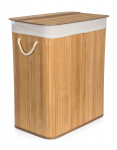 Vaheseinaga pesukast G21 6355516, 105l, bambusest