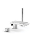 Mikser on paigaldatud vanni servale Tres CUADRO 10716102