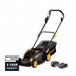 Juhtmeta muruniiduk Grunder SF8A111J-W, 33 cm