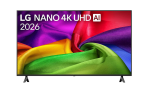 Televiisor LG NANO 4K UHD AI NU80, 55NU800B3LA, nutikas 2026, 55"