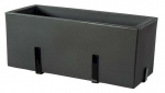 Teraplast 60x25x25cm riputatav istutuskast koos alus-taldrikuga KIT Schio Cassa 60, antratsiitv&auml;rv