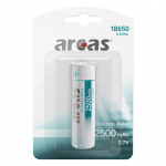 Laetav Li-ioon 18650 3.7V B1 2500 mAh element, ARCAS, 1 tk.