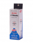Lauatennise pallid Nittaku SD 40+, valge (3 tk.)