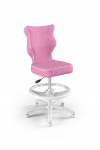 Ergonoomiline laste tool Petit Pink, suurus 3, valge