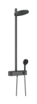 Du&scaron;ikomplekt Hansgrohe Pulsify S Showerpipe 260 2jet, ShowerTablet Select 400, 24240340, poleeritud must kroom