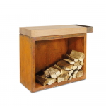 Laud kastiga k&uuml;ttepuude jaoks OFYR 90 Corten Teak Wood