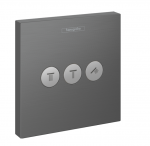 Peidetud segisti Hansgrohe ShowerSelect, 15764340, harjatud must kroom