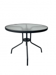 V&auml;lilaud Bistro Round, hall/roostevaba teras, 90 cm x 90 cm x 70 cm