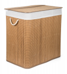 Vaheseinaga pesukast G21 63555173, 150l, bambus