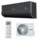 &Otilde;hk-&otilde;hk t&uuml;&uuml;pi konditsioneer/soojuspump Heiko Rosa Black Split 3,5 kW, JS035-RW/JS035-RB