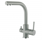 Valamu segisti AQUASANITA Akvaduo 2663, Alumetalic 202