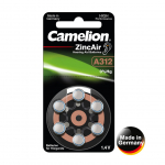 Patareid, A312/DA312/ZL312, 1.4V, CAMELION, 6 tk.