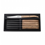 Steak-noa komplekt Forged Innovation Line Oak Wood