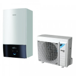 DAIKIN Altherma 3 R seinale paigaldatav &otilde;hk-vesi soojuspumba komplekt 6.41 kW koos 6 kW k&uuml;ttekehaga