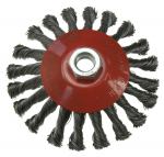 Poolkooniline keerutatud traathari 125 mm, M14