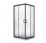 Du&scaron;ikabiin Besco Modern Black 90, 90 x 90 x 190 cm, MKB-90-190-C