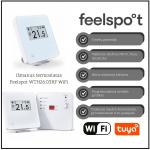 Nutikas programmeeritav termostaat Feelspot WTH26.03RF WiFi, Tuya