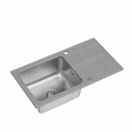 Valamu Quadron RALPH 111, FUS_R7843SZ, h&otilde;bedane kivi, roostevaba teras