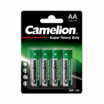 S&uuml;sinik-tsink patareid, AA, 1.5V, R06, B4, CAMELION, 4 tk.