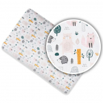 Ankras kummiga voodilina 120x60 mets kreem