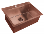 Roostevabast terasest valamu D6045HC COPPERY sifooniga