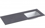 Valamu koos t&ouml;&ouml;pinnaga Kame Universal, WP/12-3/H11-P3-R, 120 cm