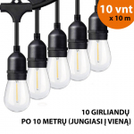 V&auml;litingimustesse m&otilde;eldud valgusketid (LED pirnid) 100 m Drop