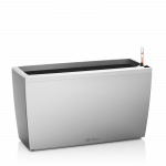 LECHUZA Cararo Premium 75 silver, 18808