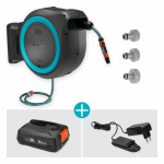 Juhtmeta seinale kinnitatav voolikurull Gardena PowerRoll XXL, komplekt 18645-20, 970636501