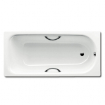 Terasest vann Kaldewei Saniform Plus Star 333, 160x75 cm, valge