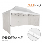 Turutelkt 3x6 valge Zeltpro PROFRAME