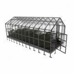 Kasvuhoone KLASIKA House 2,35x7,17m, 6mm katmine, 2357126