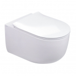 Seinale paigaldatav WC PURE VORTEX&reg;-iga ja &otilde;huke pehmelt sulguv prill-laud HATRIA Futura, 00Y9BA01+00Y9D501