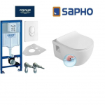 Grohe Rapid SL 4in1 ir Sapho BRILLA Rimless 38722001+Felder tarpinė+100614+1703-458
