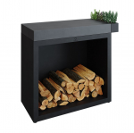 Laud kastiga k&uuml;ttepuude jaoks OFYR 90 Black Dark Grey Ceramic