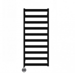 Elektriline k&auml;ter&auml;tikuivati Terma Vivo, 910x500 mm, must matt, juhtmevaba, k&uuml;ttekeha vasakul