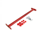 Metallist ristlatt 60 cm, punane