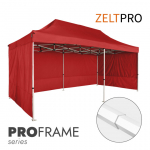 Kaubandustelk 3x6 punane Zeltpro PROFRAME