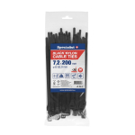 SPECIALIST+ nailonist kaabliside, must, 7.2x200 mm, 50 tk.