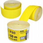 Liivapaber P120, 50 m rull, DREL