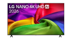 Teler LG NANO 4K UHD AI, NU80 85NU800B3LA, i&scaron;manusis 2026, 85"