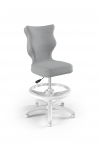 Ergonoomiline laste tool Petit Jasmine, suurus 4, hall / valge