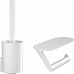 WC-harja ja tualettpaberi hoidja komplekt Hansgrohe WallStoris 27969700
