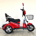 Elektriline kolmerattaline mopeed-t&otilde;ukeratas LIDIA J3, 800W, 20AH LI-ION, Punane