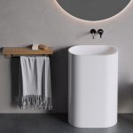 Ehitamisel on valatud marmorist valamu BLU ARA OVAL FS