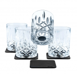 Magnetilised kristallklaasid Silwy WHISKY, NM-WH-200-4, 4 tk.