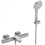 Termostaat vanni- ja du&scaron;isegisti kronsteini ja manuaalse Evo du&scaron;ipeaga Ideal Standard Ceratherm T50, A7696AA, kroom