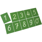 Liivapaberi numbrid 0-9